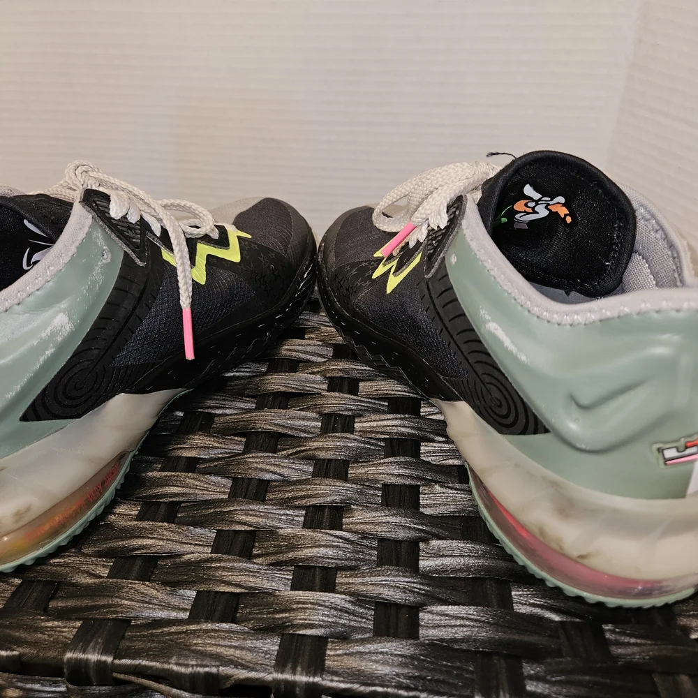 Nike Kids' Multicolor Sneakers with Pink and Yellow Accents Tune Squad Sz 4.5Y